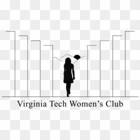 Vt Womensclub Logo Sept2017 Black - Map Of British Virgin Islands, HD Png Download - virginia tech png