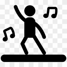 Dancer With Music - Music And Dance Icon, HD Png Download - dance icon png