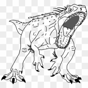 Indominus Rex Art Drawing - Indominus Rex De Ark, HD Png Download - indominus rex png