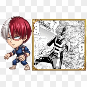 Transparent Todoroki Png - Half Hot Half Cold Quirk, Png Download - boku no hero academia png