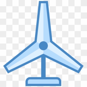 Wind Turbine Icon - Sign, HD Png Download - wind icon png