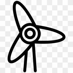 Wind Turbine Icon Free - Wind Turbine Icon .png, Transparent Png - wind icon png