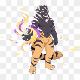 Tugger The Sabertooth Tiger - Illustration, HD Png Download - tiger stripe png