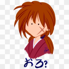 Himura Kenshin Oro - Cartoon, HD Png Download - kenshin png