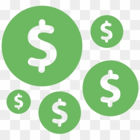 Dollar Clipart Financial Resource - Circle Dollar Sign Icon, HD Png Download - dollar bill icon png