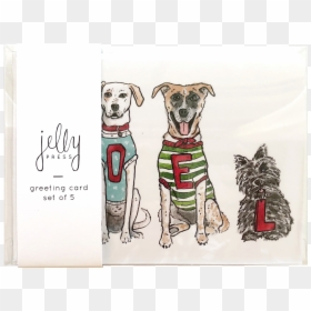 Whippet, HD Png Download - holiday card png