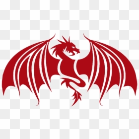 Blood Dragon Wings Displayed - Red Dragon With Wings, HD Png Download - dragon wing png