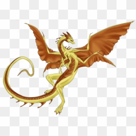 Colored Drawing Dragon - Sand Dragons, HD Png Download - dragon wing png