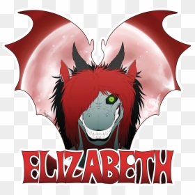 Elizabeth Dragon Wing Shape Badge - Cartoon, HD Png Download - dragon wing png