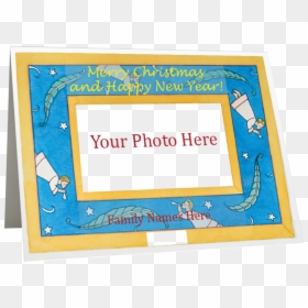 Christmas Angels Holiday Photo Card Single Cards, HD Png Download - holiday card png