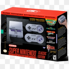 Super Nintendo Entertainment System Classic Edition, HD Png Download - snes classic png