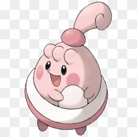 #happiny From The Official Artwork Set For #pokemon - Happiny Pokemon, HD Png Download - ninetails png