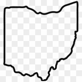 Clip Art Ohio Outline Transparent - Ohio State Outline Png, Png Download - ohio shape png