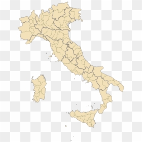 Italy Vector Map Free, HD Png Download - italy map png