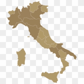 Italy Vector Map Royalty-free - Italy Map Black Outline, HD Png Download - italy map png