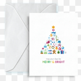 Christmas Tree, HD Png Download - holiday card png