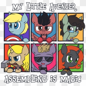 Avengers My Little Pony Comic, HD Png Download - bruce banner png