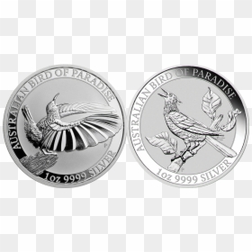 Australian Bird Of Paradise Silver Coin, HD Png Download - bird of paradise png