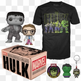 Marvel Collector Corps - Marvel Collector Corps Hulk, HD Png Download - bruce banner png