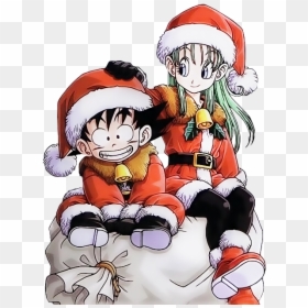 Christmas Edit Png Dragonball Dragon Ball Goku Bulma - Dragon Ball Christmas, Transparent Png - flying nimbus png