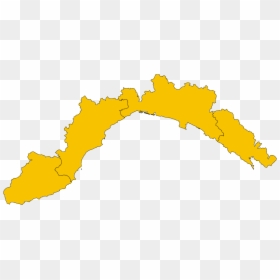 Liguria Flag Map, HD Png Download - italy map png