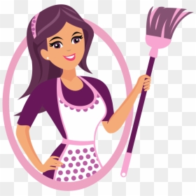 House Cleaning Pricing - Cleaning Lady Logo, HD Png Download - house cleaning png
