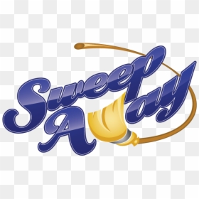 Sweep Away Cleaning Service Logo - Graphic Design, HD Png Download - house cleaning png