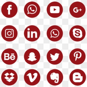 Social Media Icon Blue, HD Png Download - social media icons .png