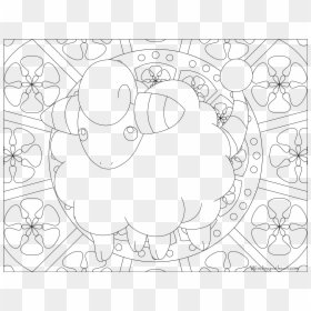Png Coloring Pages - Butterfree Pokemon Coloring Page, Transparent Png - combusken png