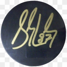 Sidney Crosby Autograph Puck, HD Png Download - sidney crosby png