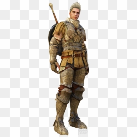 Golden Armor With Patterns Black Desert, HD Png Download - black desert png