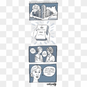 Virginia Woolf And Alice Munro In Conversation - Cartoon, HD Png Download - confused nick young png