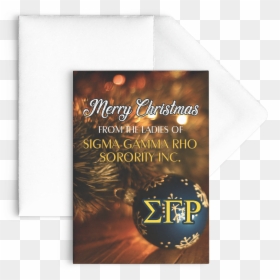 Sigma Gamma Rho Christmas Card, HD Png Download - sigma gamma rho png