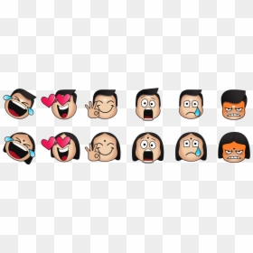 Navarasa Nine Emojis, HD Png Download - xd emoji png