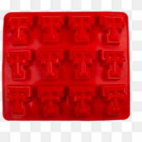 Texas Tech Red Raiders Ice Tray And Candy Mold - Interlocking Block, HD Png Download - texas tech png
