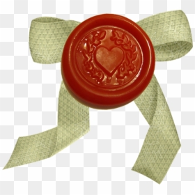 Transparent Red Wax Seal Png - Green Bow, Png Download - blank wax seal png