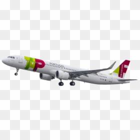 Tap Air Portugal Plane, HD Png Download - avião png