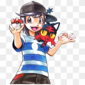 Pokemon Manga Sun, HD Png Download - catboy png