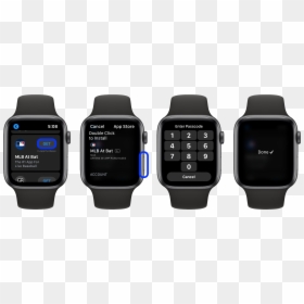 How To Download Apps Directly On Apple Watch Walkthrough - Apple Watch List View, HD Png Download - download on app store png