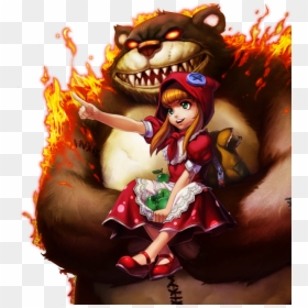 Red-hat Annie With Tibbers Skin - League Of Legends Annie Png, Transparent Png - annie png
