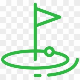 Transparent Golf Flag Png, Png Download - golf icon png