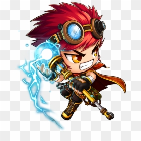 Thief, Mechanic, And Battle Mage - Maplestory Battle Mage Staff, HD Png Download - maplestory png