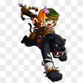 Maplestory Wild Hunter Png, Transparent Png - maplestory png
