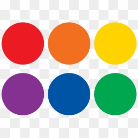 Tcr77379 Spot On Colorful Circles Vinyl Floor Markers - Floor Markers, HD Png Download - colorful circle png
