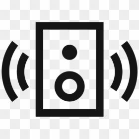Speaker Black And White, HD Png Download - amazon music icon png