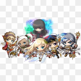 Maplestory Five Heroes , Png Download - Maplestory Class Hero, Transparent Png - maplestory png
