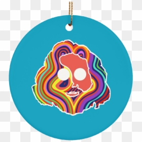 Jerry Colorful Ceramic Circle Tree Ornament, HD Png Download - colorful circle png