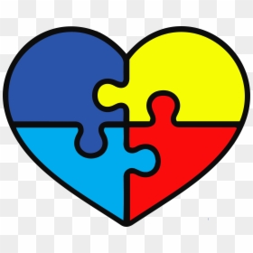 Autism Puzzle Piece Clipart, HD Png Download - autism ribbon png