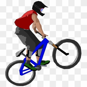 Bicycle Rider Clipart - Biking Clip Art, HD Png Download - motorcycle rider png