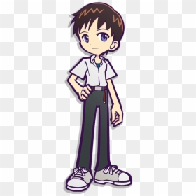 Cartoon, HD Png Download - shinji png